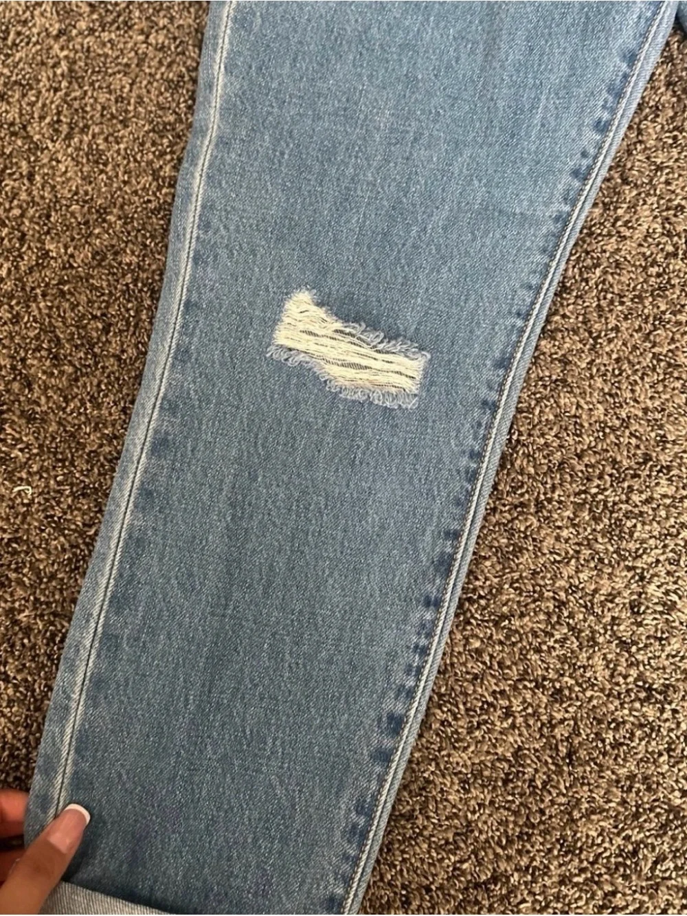 Old Navy girls straight jeans high rise size 14 0067